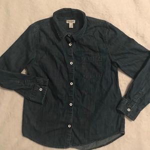 Cat & Jack Denim Button Up Shirt